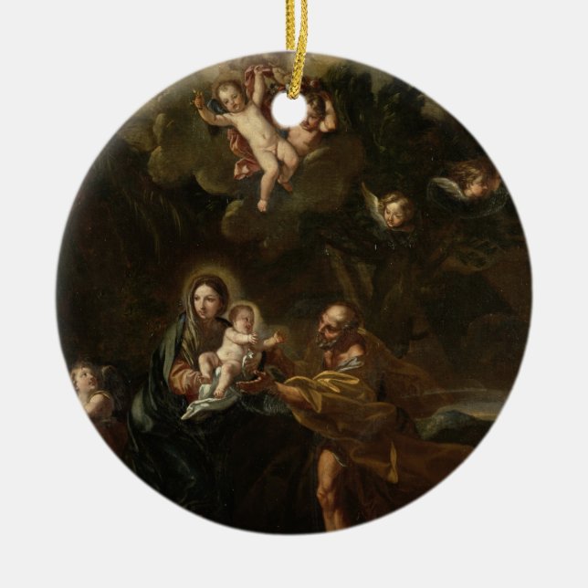 Adorno De Cerámica La huida a Egipto (Frente)