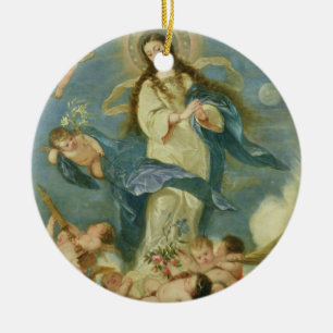 Adorno De Cerámica La Inmaculada Concepción