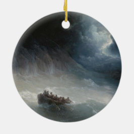 Adorno De Cerámica La ira de los mares (por Ivan Aivazovsky)