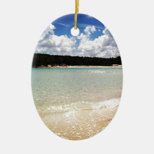 Adorno De Cerámica La laguna azul