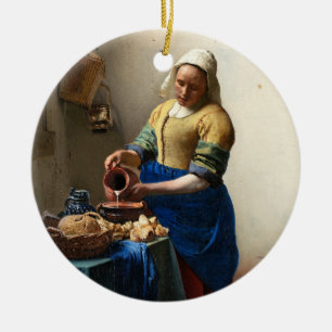 Adorno De Cerámica La lechera, enero Vermeer