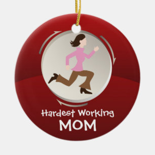 Adorno De Cerámica La mamá más trabajadora