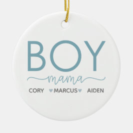 Adorno De Cerámica La mamá personalizada con los nombres de sus hijos