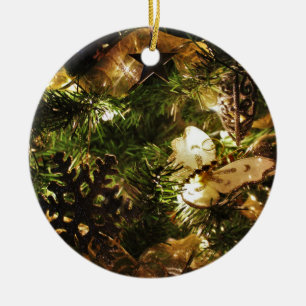 Adorno De Cerámica La mariposa del navidad