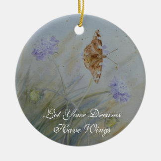 Adorno De Cerámica La mariposa soña la placa de cerámica de la pared