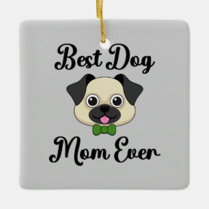 Adorno De Cerámica La mejor mamá del perro
