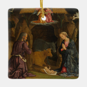 Adorno De Cerámica La natividad, 1480s