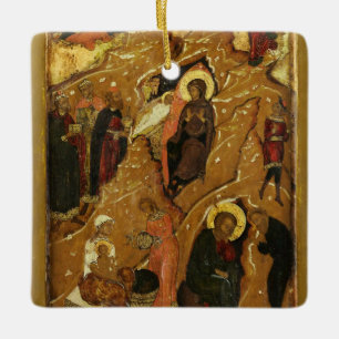 Adorno De Cerámica La Natividad de Cristo de un icono de nivel festiv
