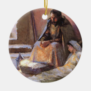 Adorno De Cerámica La Natividad De Gari Melchers