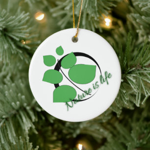 Adorno De Cerámica La naturaleza es vida