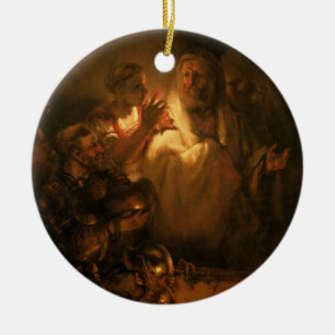 Adorno De Cerámica La negación de San Pedro, 1660 (aceite en lona)