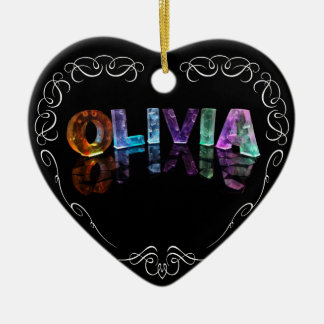 Adorno De Cerámica La Olivia conocida - nombre en las luces