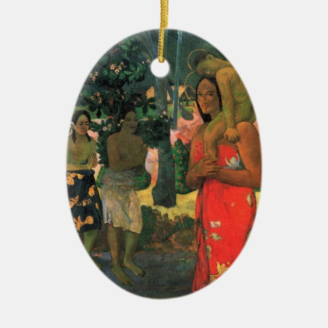 Adorno De Cerámica La Orana Maria - Paul Gauguin (Frente)
