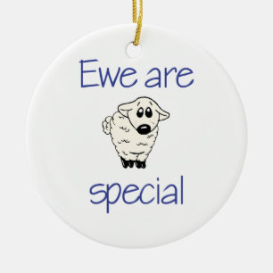 Adorno De Cerámica La oveja es especial