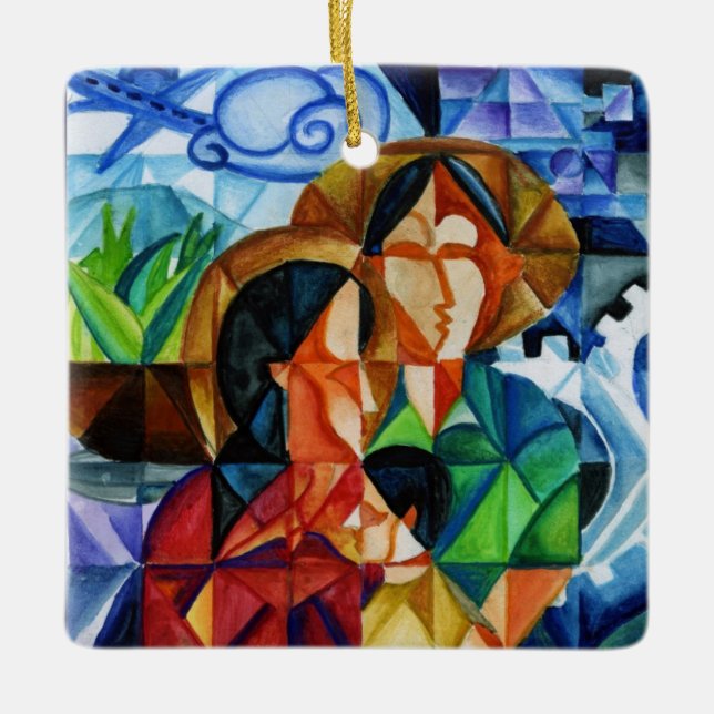 Adorno De Cerámica La paz de mayo prevalece en artista del (Anverso)