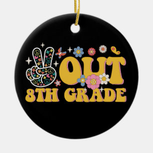 Adorno De Cerámica La Paz En El Octavo Grado Groovy El Último Día De 