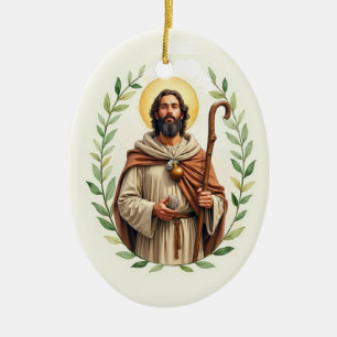 Adorno De Cerámica La paz y las bendiciones de Santiago el Mayor