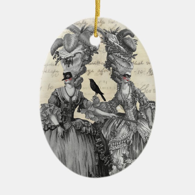 Adorno De Cerámica La pelota de Halloween (Frente)