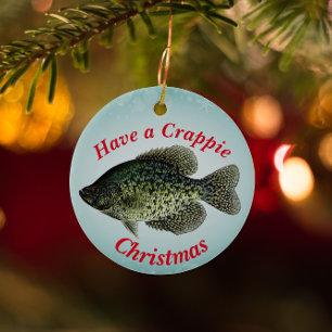 Adorno De Cerámica La pesca divertida "tiene Navidades de pastel"