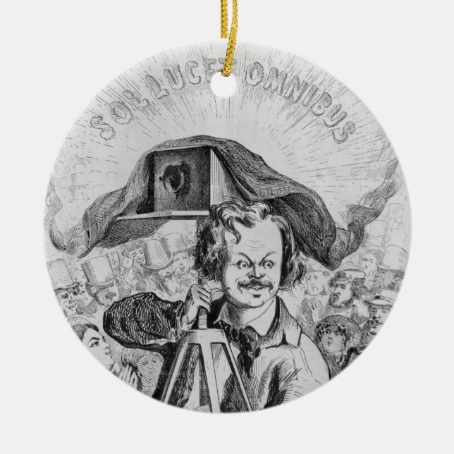 Adorno De Cerámica "La Photographie, Nadar (1820-1910) le magnífico (Frente)