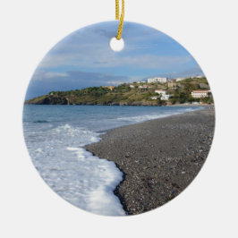 Adorno De Cerámica La Playa De Scalea