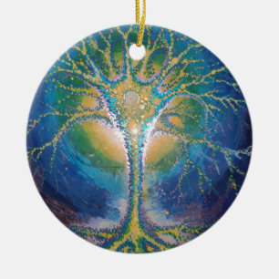 Adorno De Cerámica La postal del árbol neural