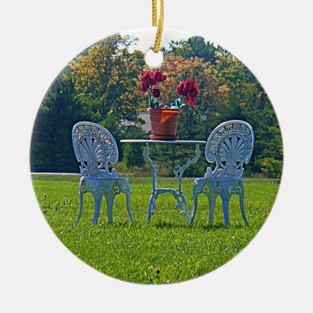 Adorno De Cerámica La pradera del amor (Frente)