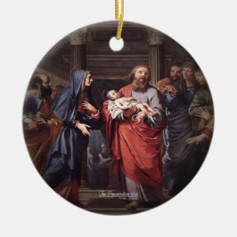 Adorno De Cerámica La presentación 1648 Scripture