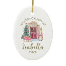 La primera acuarela personalizada de Navidad del b