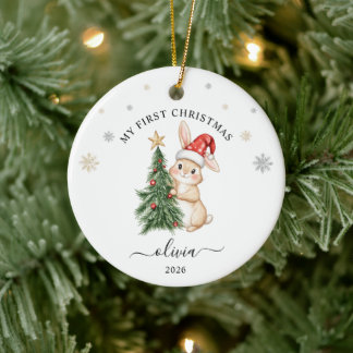 Adorno De Cerámica La primera Navidad del bebé