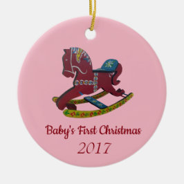 Adorno De Cerámica La primera Navidad del bebé