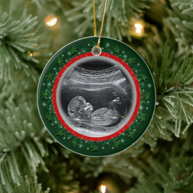 Adorno De Cerámica La primera Navidad del bebé (Árbol)