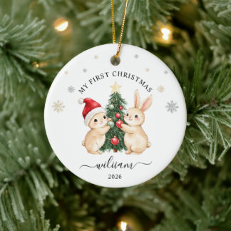 Adorno De Cerámica La primera Navidad del bebé