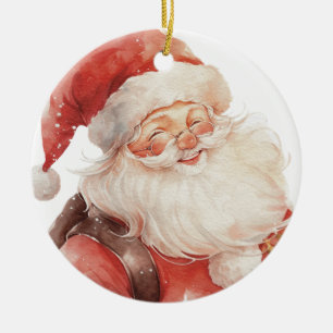 Adorno De Cerámica La primera Navidad del bebé de Santa