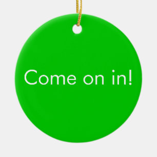 Adorno De Cerámica la puerta incorrecta/viene en Rótulo irónico