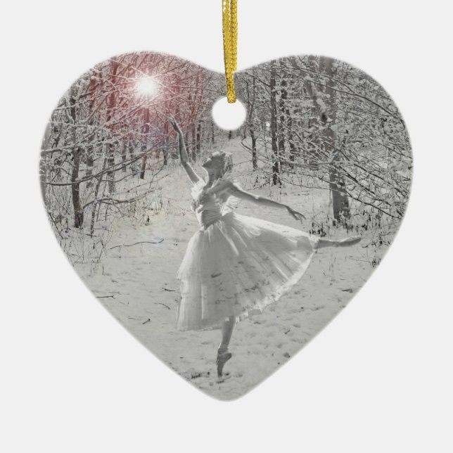 Adorno De Cerámica La reina de la nieve (Frente)