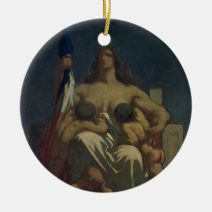 Adorno De Cerámica La república, 1848 (aceite en lona)