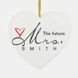 Adorno De Cerámica ¡La señora futura - modifique sus los propios para