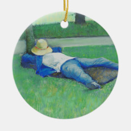 Adorno De Cerámica La Siesta (de Gustave Caillebotte)