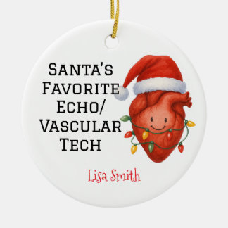 Adorno De Cerámica La tecnología favorita/vascular de Santa Personali