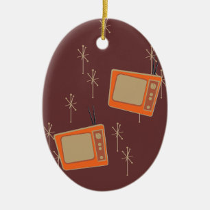 Adorno De Cerámica ¡La Televisión Hace Feliz A Todos! Disminución 