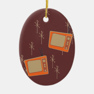 Adorno De Cerámica ¡La Televisión Hace Feliz A Todos! Disminución de 