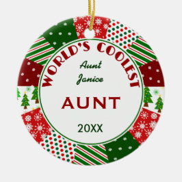 Adorno De Cerámica La TÍA MÁS FRESCA o cualquier regalo conocido del