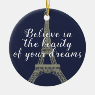 Adorno De Cerámica La Torre Eiffel cree en la oferta personalizada