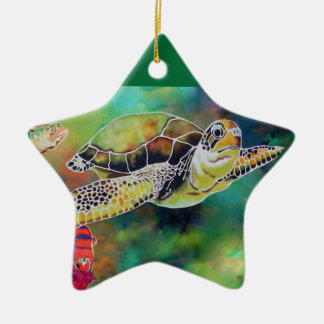 Adorno De Cerámica La Tortuga Verde