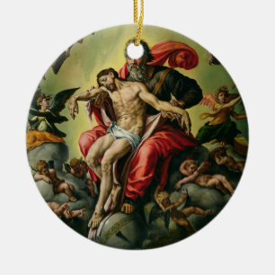 Adorno De Cerámica La trinidad santa