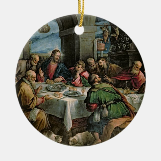 Adorno De Cerámica La última cena 3 (Frente)