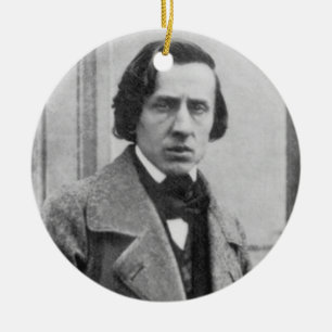 Adorno De Cerámica La única fotografía sabida de Federico Chopin