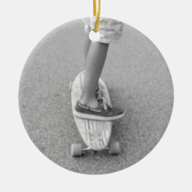 Adorno De Cerámica La vida en bicicleta (Frente)