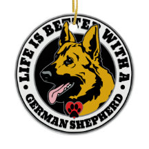 La Vida Es Mejor Con Un Pastor Alemán